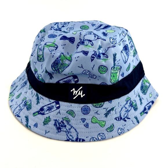 William Murray Light Blue Salty Raccoon Bucket Hat Size XL main image 4